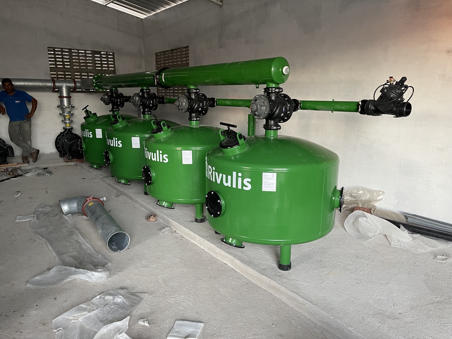 Equipamentos instalados na fazenda — julho de 2021.